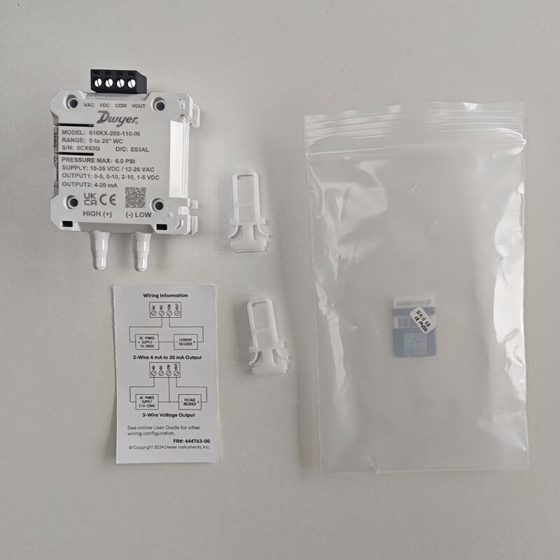 dwyer 616kx 200 110 in differential pressure transmitter